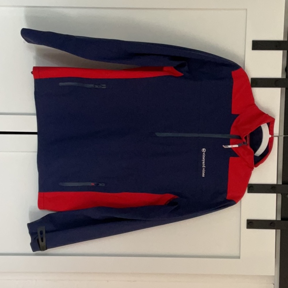 Vineyard Vines Packable Quarter Zip Rain Shell XS